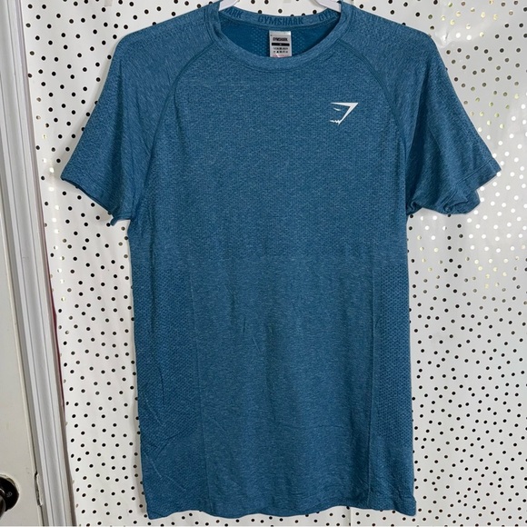 Gymshark Blue Short Sleeve Tee for Active Comfort - Picture 1 of 7